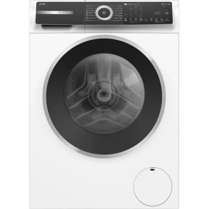 Пералня с предно пълнене Bosch WGH256A6BY, 1600 об/мин, VarioSpeed, 10 кг, Home Connect, LED дисплей, i-DOS, Home Connect, Iron Assist, Клас A