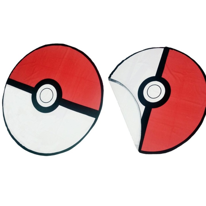 Хавлиена кърпа за баня във формата на Pokémon, плажна кърпа 130 см (бързосъхнеща)