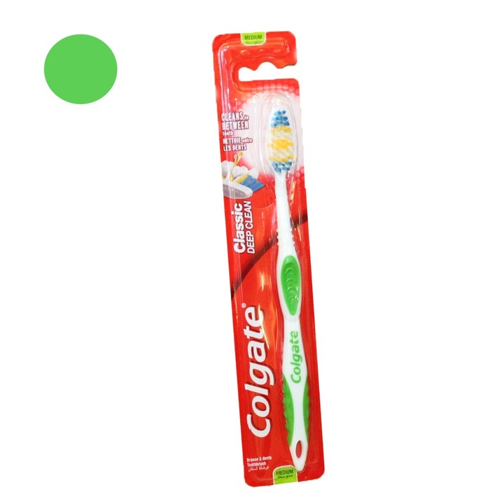 Periuta de dinti Colgate Deep Clean, verde