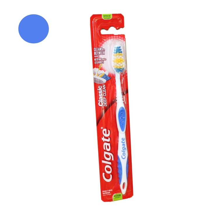 Periuta de dinti Colgate Deep Clean, albastra