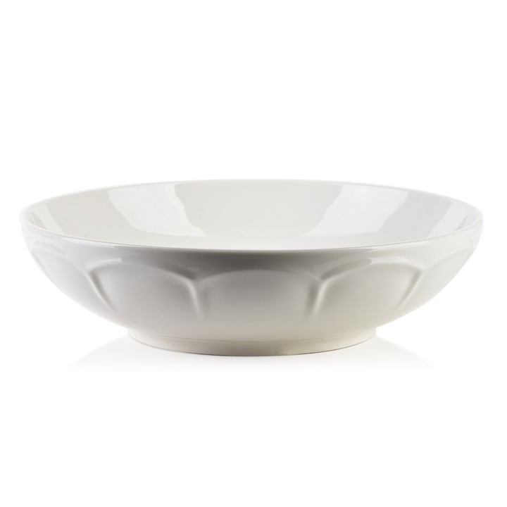 Bol Hella Misa, Affekdesign By Mondex, 19.7x5cm, ceramica, alb