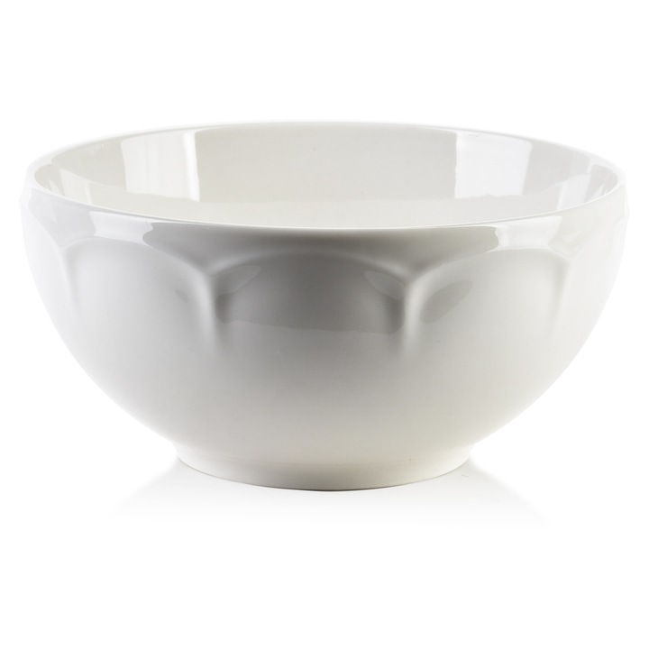 Bol Hella, Affekdesign By Mondex, ceramica, alb, 14x6.8cm