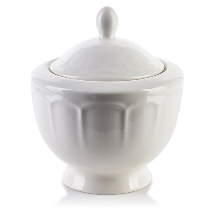 Bol de ceramica, Affekdesign By Mondex 10x12/8cm, alb