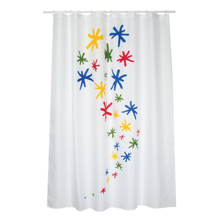 Perdea dus din poliester, Premium, cu inele incluse, 180 x 200 cm, Orion