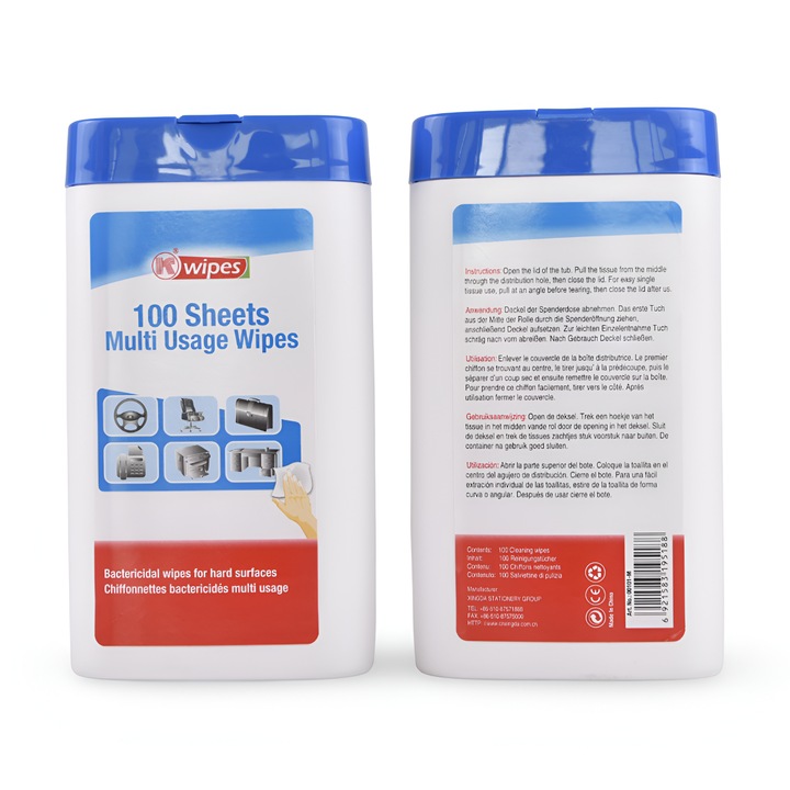 Servetele umede pentru curatarea suprafetelor dure, 100 buc/pachet