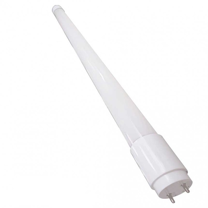LED тръба Lightex, Т8, 18W, 6500K, 1850lm, 1200mm, Eдностранно захранване
