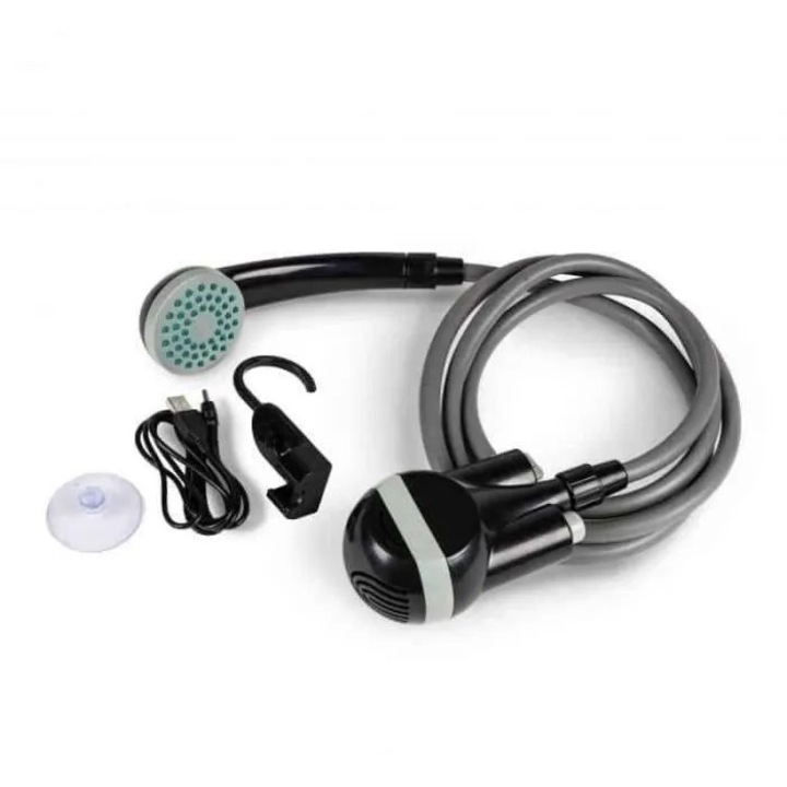 Kampa elektromos zuhany, Power-Dusche, 1,80 m-es tömlő, fekete