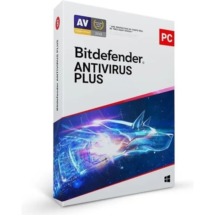 Bitdefender Antivirus Plus, 3 PC, 2 ani