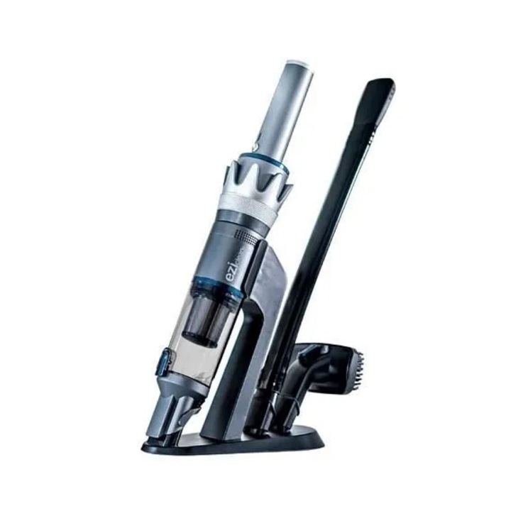 Aspirator portabil EZIclean Blaster F130, 120W, 22 min, 85 g, cu statie de incarcare