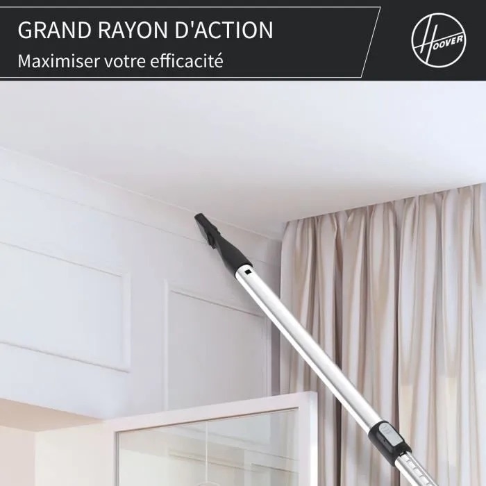 Aspirator fara sac, Hoover, HP320PET, 850 W, 2 l, 75 dBA, special pentru animale