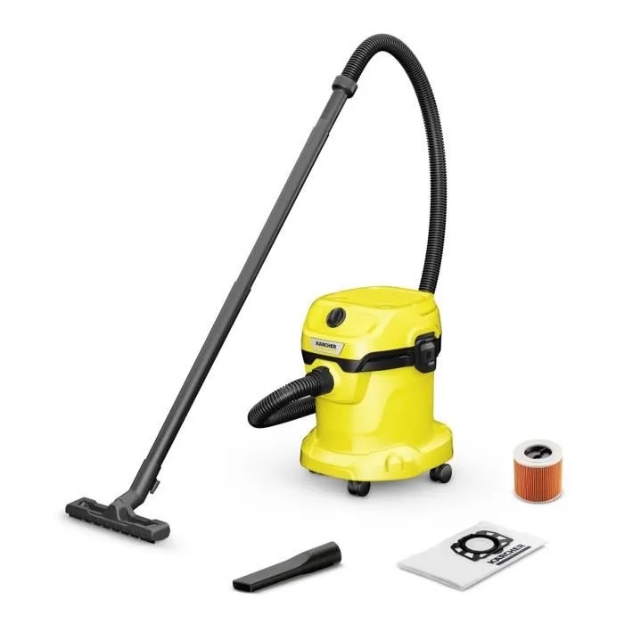 Aspirator umed/uscat Karcher WD 2 Plus, 15L, 1000W, functie de suflare