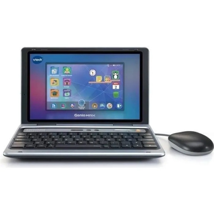 Детски лаптоп, Vtech, Пластмасов, Многоцветен, 4+