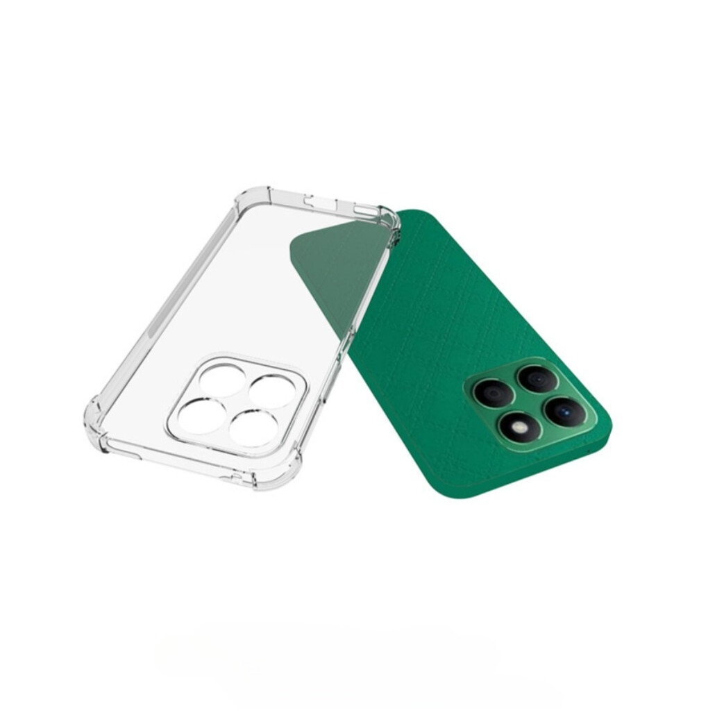 Husa Clear Silicon, Compatibila Cu Honor X8B, TPU, patru colturi, anti-cadere, ingrosat, protector, Antisoc, Protectie Camera, Margini ridicate pentru protectia ecranului, Transparent