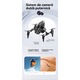Mini Drona Profesionala, Mini, Fotografie aeriana, Axa cvadrupla, Telecomanda, Flux optic, Camera duala 4K, ZOOM 50X, Flow Hover 2.0, Plan de traseu, Control cu un singur clic, Negru