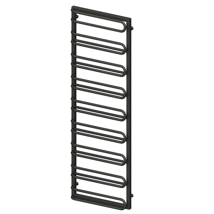 Radiator decorativ Afrodyta H1600 L530 negru