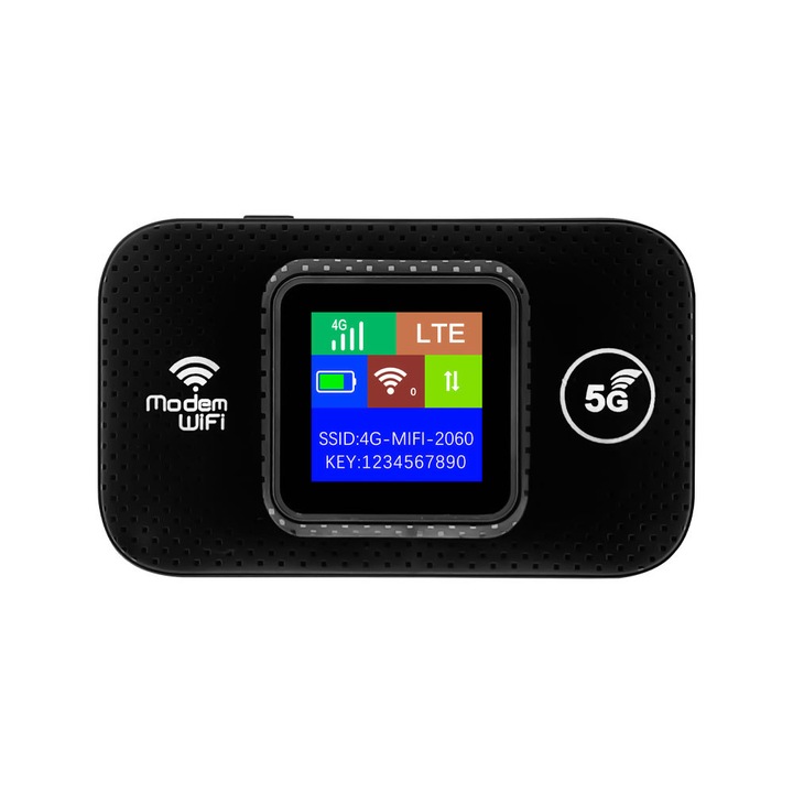 Special MR Преносим рутер DNXT M9S-E, 4G рутер, SIM слот, 3000 mAh, черен