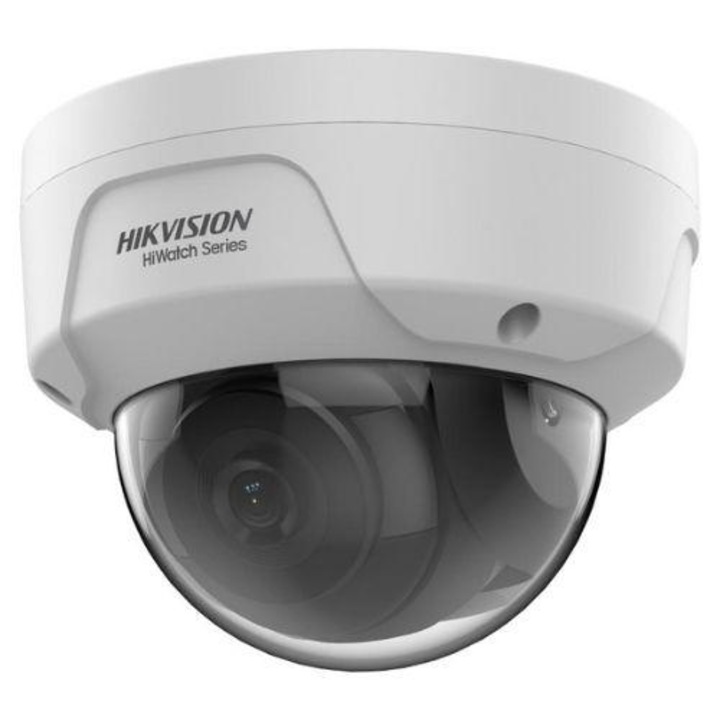 Камера за наблюдение Hikvision HiWatch HWI-D140HA2.8mm, IP 4MP, фиксиран обектив 2.8mm, PoE, IP67, IK10 White