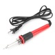 Set pistoale de lipit, 7 piese, pena electrica pentru ardere, 30W, 110V, maner din cauciuc, 5 capete schimbabile