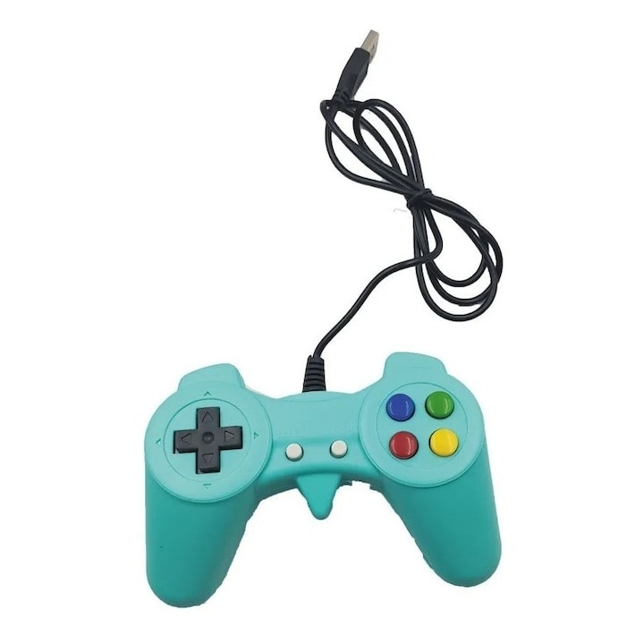 Consola de jocuri hardware, cu 3000 de jocuri preinstalate, cu racheta de tenis si 2 manete, cu intrare USB, alimentare la retea, verde