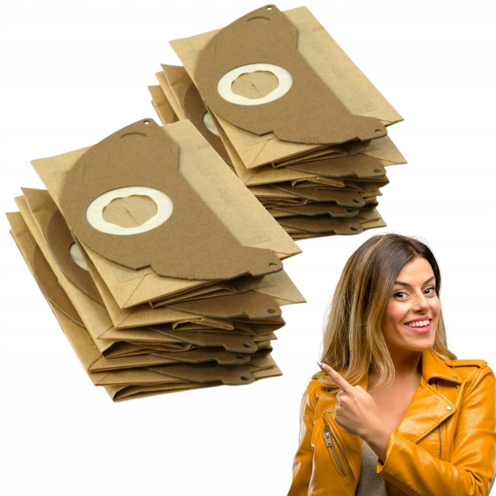 Papírzacskók porszívóhoz Karcher Wd2 A2004 2054 Mv2 Kit 10 db