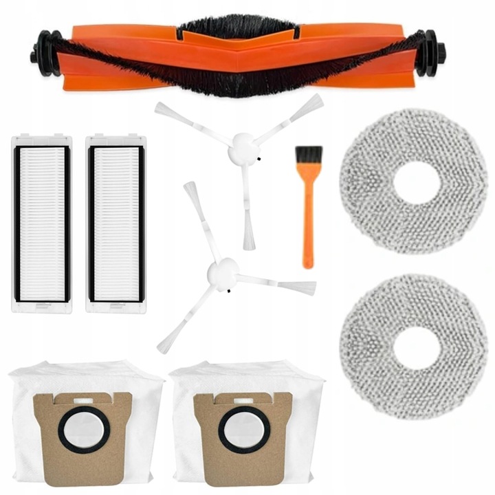 Четки Филтри Мопове Чанти за Xiaomi Mi Robot Vacuum X10 + Plus, X20+