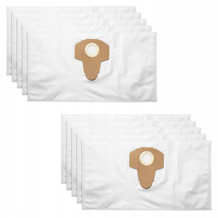 Set de saci pentru aspirator, Parkside, Material: Microfibra Sintetica, Calitate Superioara, Rezistenta La Rupere Si Umiditate, Tehnologie Ecologica, Calitate Inalta A Materialelor, 10 Bucati