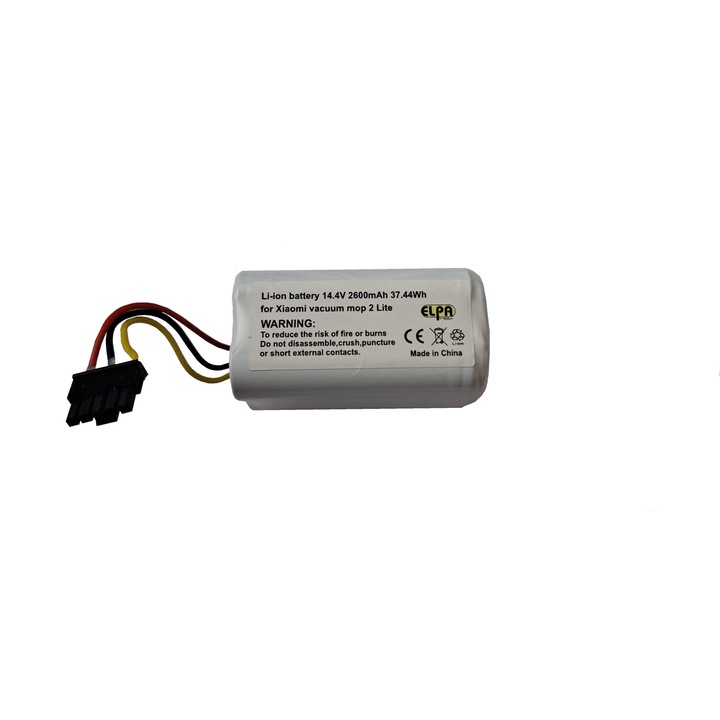 Acumulator ELPA EPG-MI2600Lite pentru aspirator robot Xiaomi Mi Robot Vacuum Mop 2 Lite(mjstl), 2600mAh, 14.4V