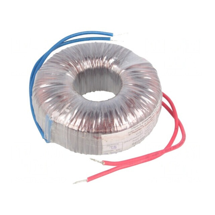 Transformator toroidal 100VA 230V 55V 1.81A cu cabluri