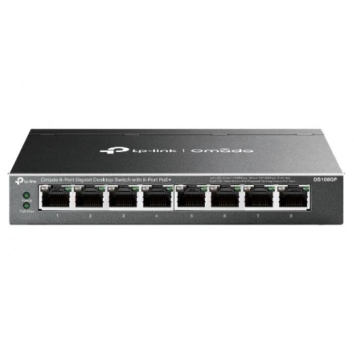 TP-Link Omada DS108G 8 portos RJ45 Gigabit switch, nem menedzselt
