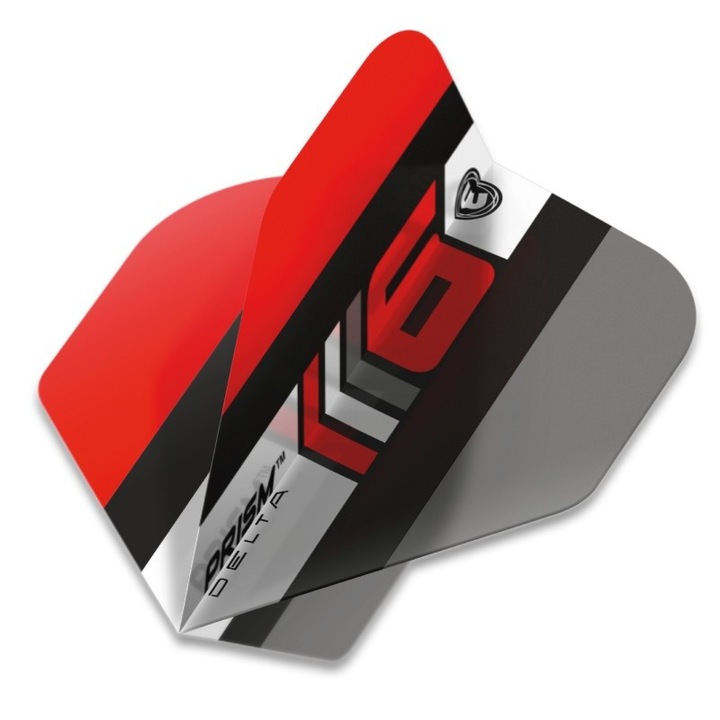 3 db-os Butterfly Darts Winmau Prism Delta Standard penge 6 piros készlet