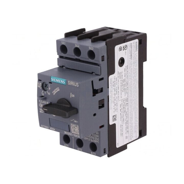 Intrerupator motor 2, 2kW pentru sina DIN 220-690VAC