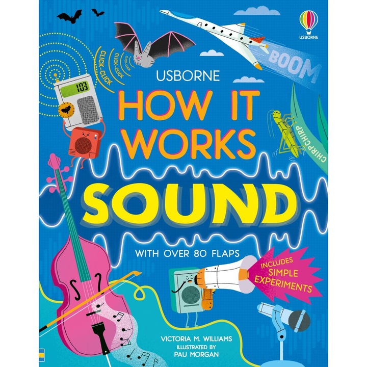 Carte pentru copii, Usborne, How It Works: Sound, 7+ ani