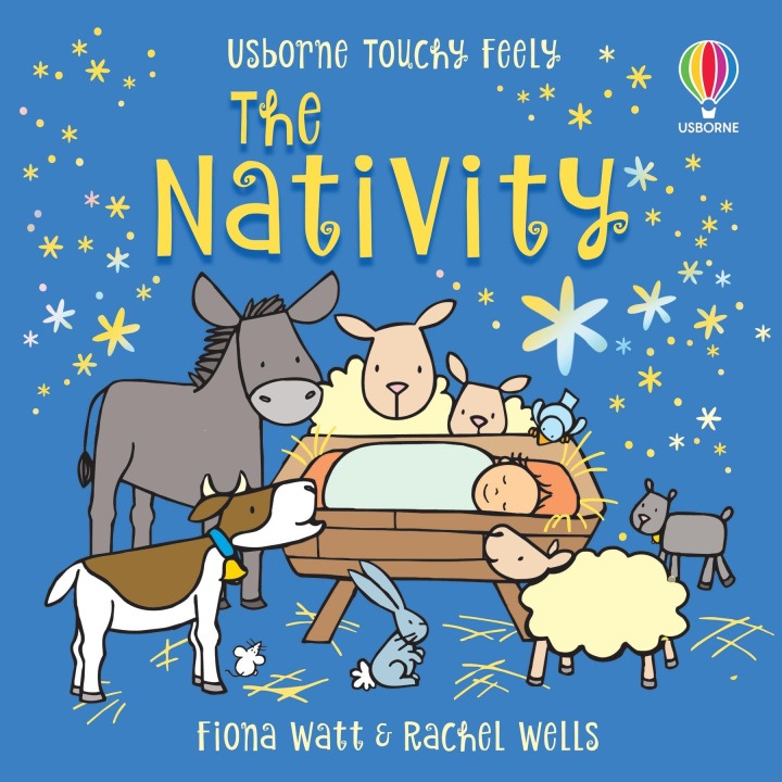 Carte pentru copii, Usborne, Touchy-feely The Nativity, 1+ ani