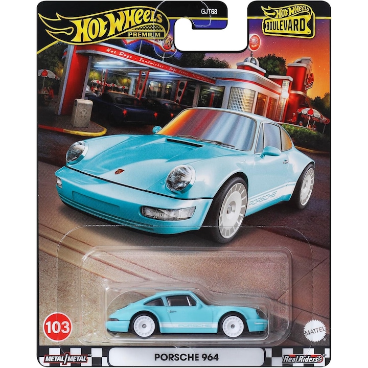 ΠΡΠ΅ΠΌΠΈΡΠΌ Π°Π²ΡΠΎΠΌΠΎΠ±ΠΈΠ» Hot Wheels Boulevard, Porsche 964, 1:64, ΡΠΈΠ½