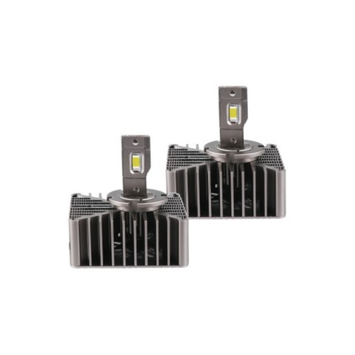 Set 2 leduri D5S Plug&Play, Canbus, 6000k, 70W, 8400 Lm, 12V-24V