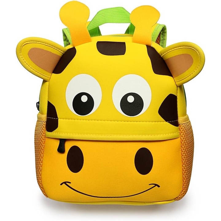 Rucsac pentru copii, Enforose, rucsac mini animal cartoon, compartiment izolat, neopren, 30x25x10cm