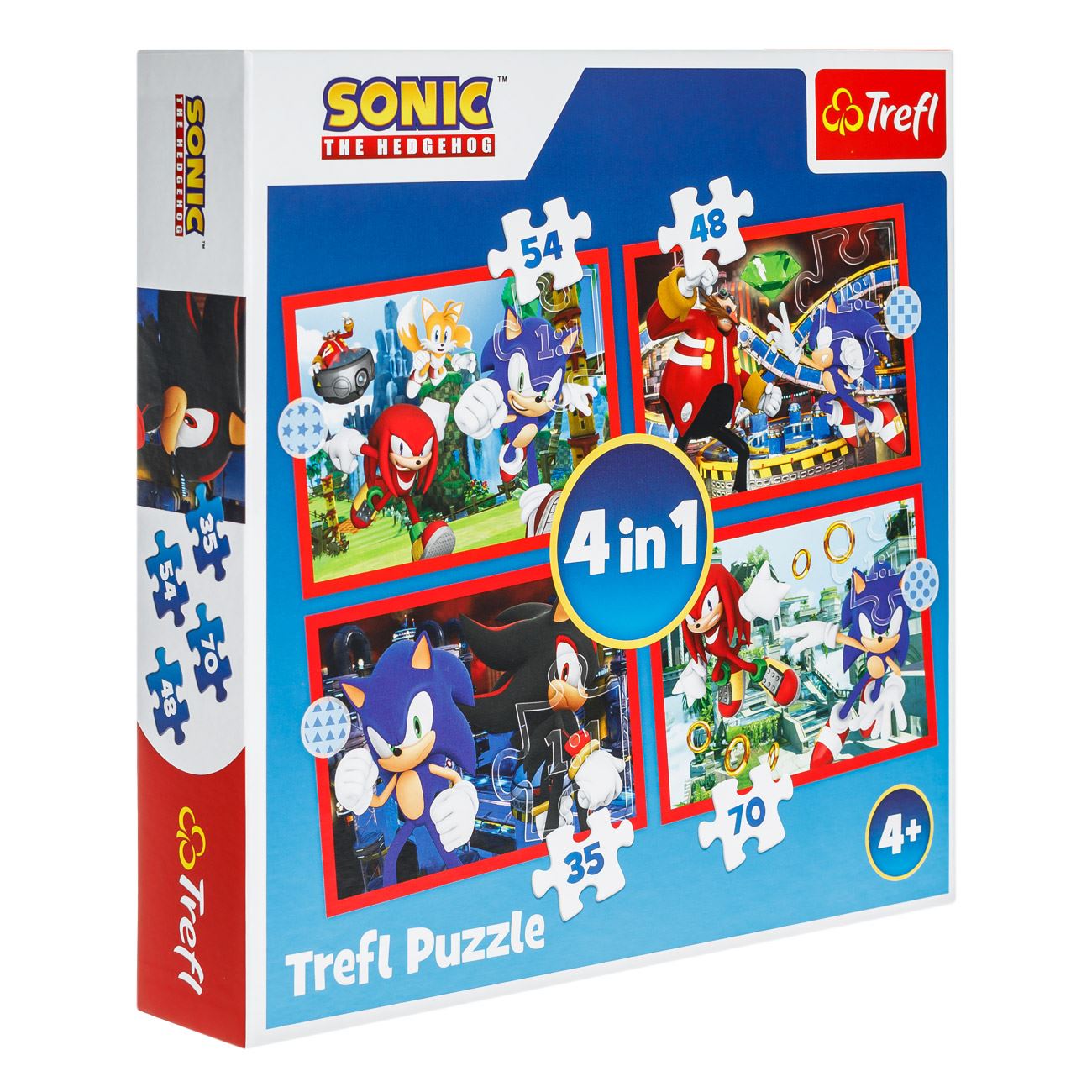 Puzzle Sonic The Hedgehog 4 in 1 - Trefl - eMAG.ro