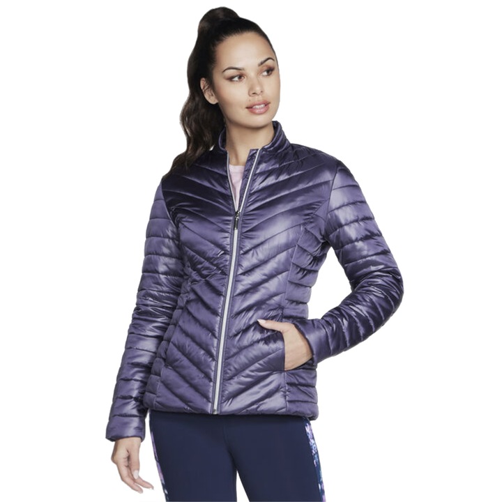 Дамско яке Skechers GO Shield Shine Jacket 150, Виолетов