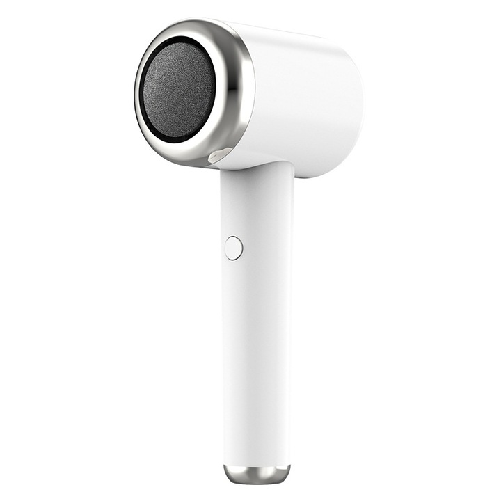 Pila electrica pentru talpi/calcaie, cu aspirare, display digital, acumulator 2000 mAh, incarcare USB tip C, impermeabil, 4 capete de slefuire,3 viteze interschimbabile, accesorii incluse, indepartare piele moarta, indepartare calus, perla