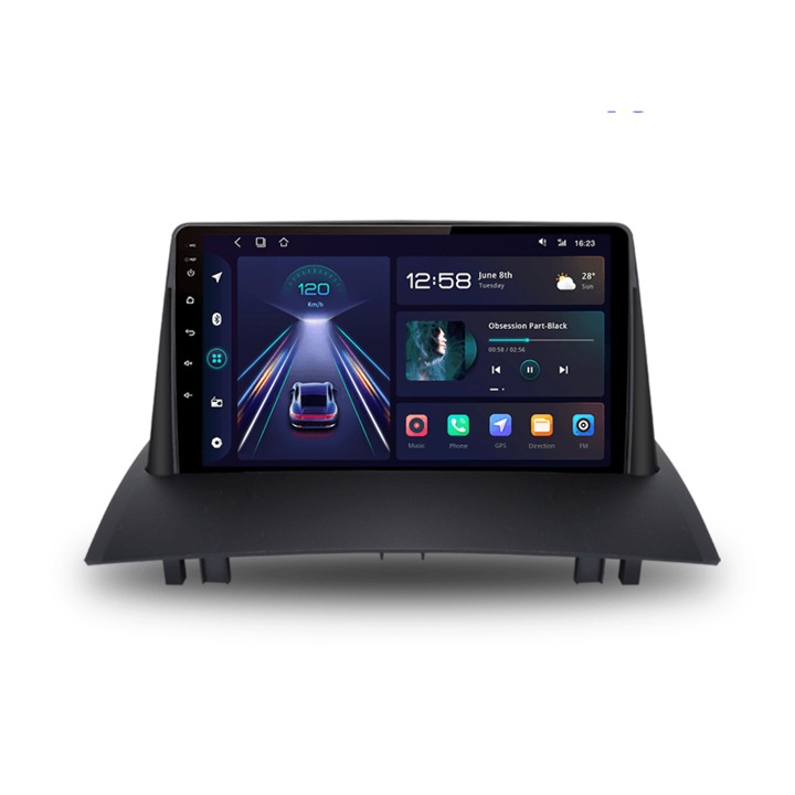 Мултимедия за Renault Megane 2 / Рено Меган 2 / 2002-2009 1GB RAM 9"