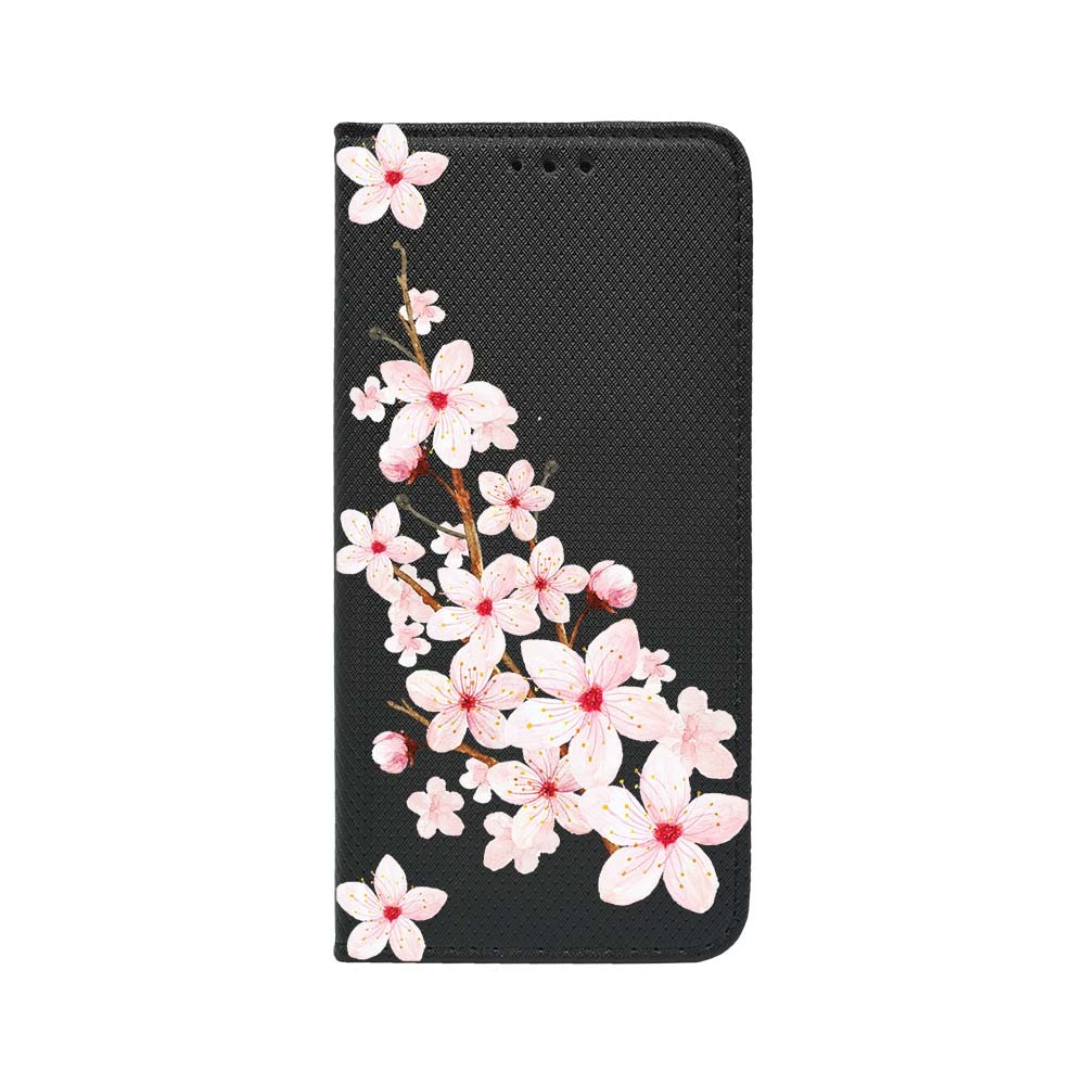 Husa pentru Samsung Galaxy A16, BestCase® Husa Tip Carte, Spring Flower, Protectie completa ecran si spate, Buzunar card, FLB 62