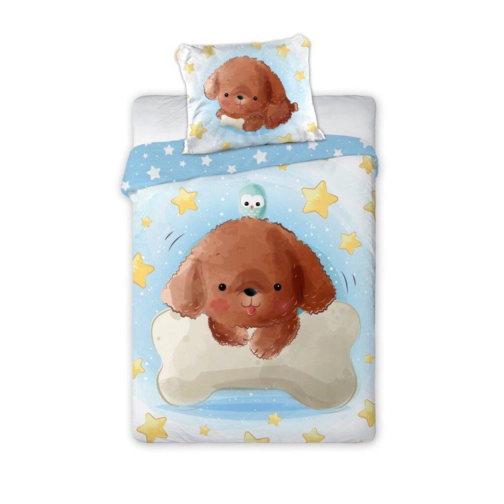 Babaágynemű 100x135 Cuddly Dog