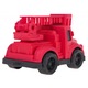 Vehicul de pompieri EKO, bioplastic, culori vii, 10x5,5x6cm, set complet