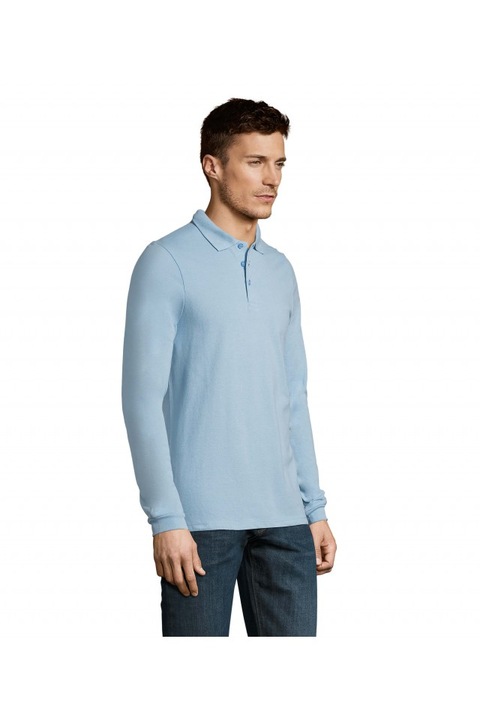 Мъжка блуза SOL's Winter II SO11353, поло, Син