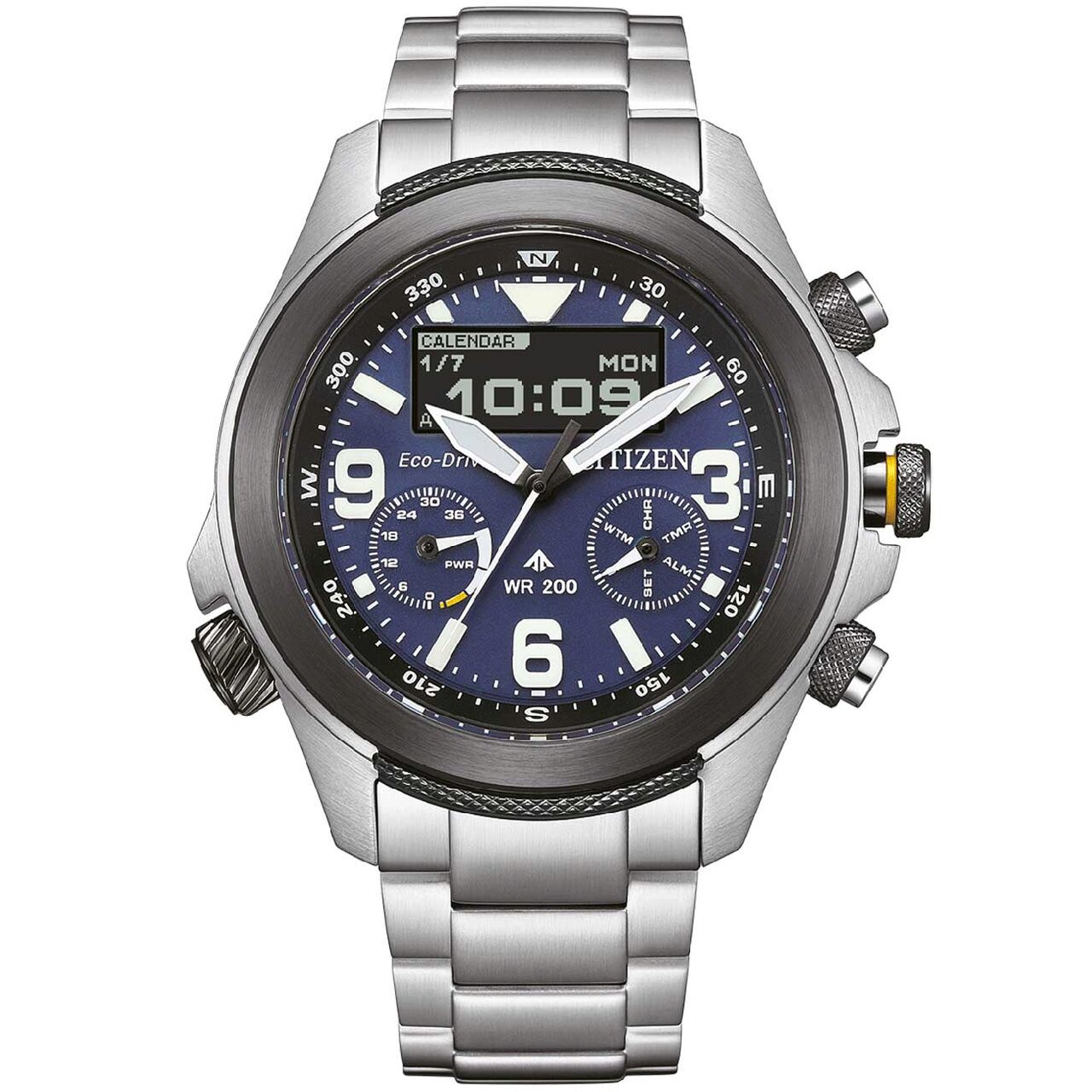 Ceas pentru barbati Citizen, Attesa Satellite Wave, GPS, negru