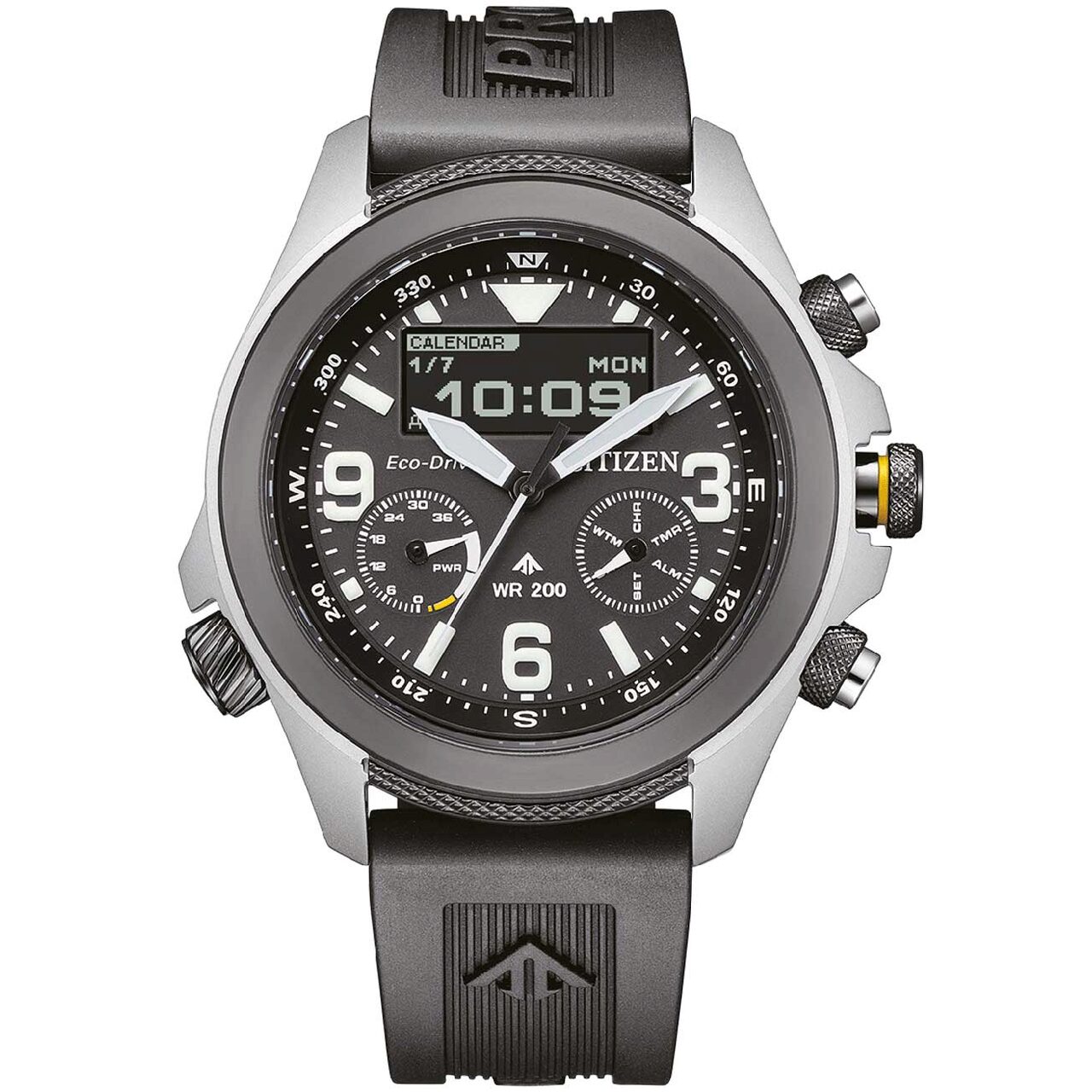 Ceas pentru barbati Citizen, Attesa Satellite Wave, GPS, negru
