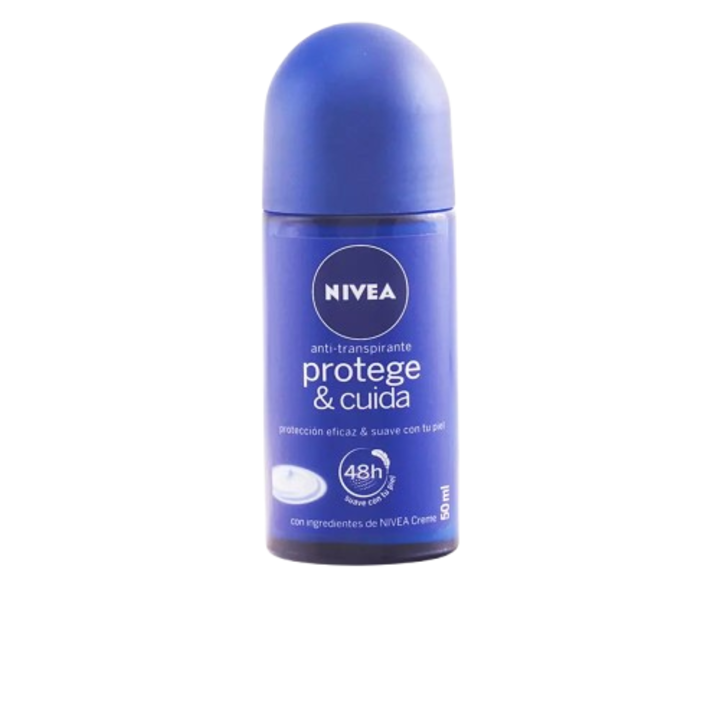 Deodorant roll-on pentru toate tipurile de piele, Nivea Protege & Cuida, 50 ml