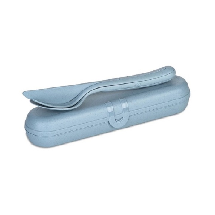 Set de tacamuri Koziol Klikk Ready, Nature Flower Blue 4 buc