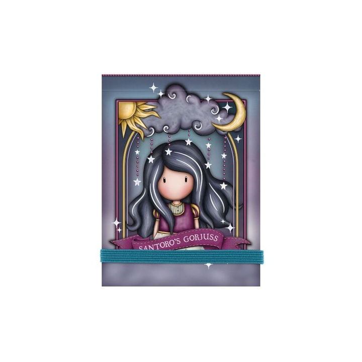 Джобен тефтер Santoro Gorjuss „Каквото и да е времето“, Little Storm Cloud, 8 x 10, 5 x 1 см