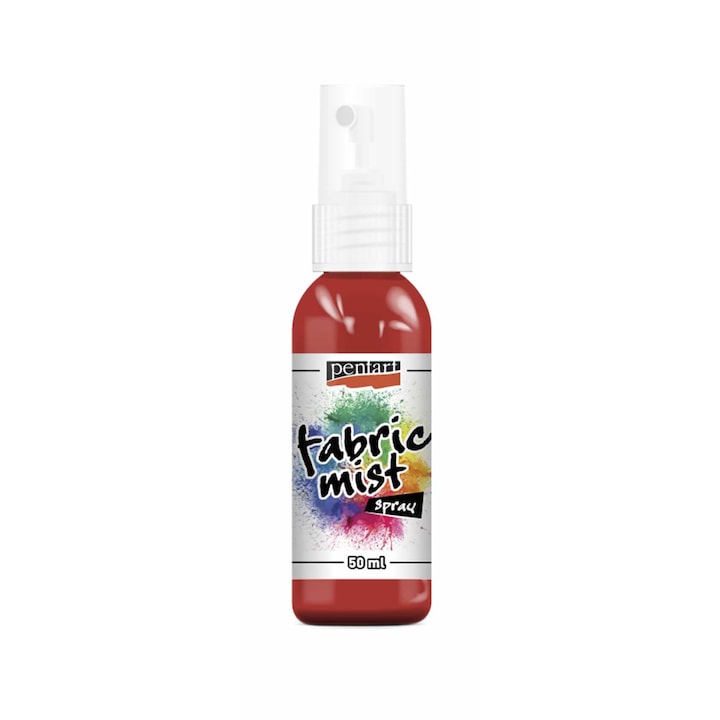 Vopsea textila spray, Pentacolor kft., 50 ml rosie